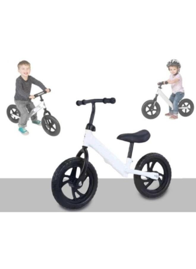 12inch Children‘s Balance-Bikes Kids Balance Bike No Pedal Bicycle Beginner Toddler Bike Steel Frame and Air-Free Tires for 2-5years Old