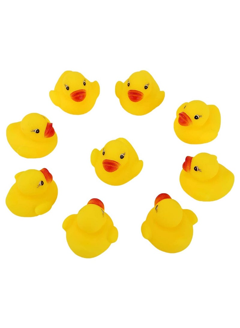 50 Mini rubber ducks, baby bath, duck birthday party accessories, baby shower to celebrate the joy of children