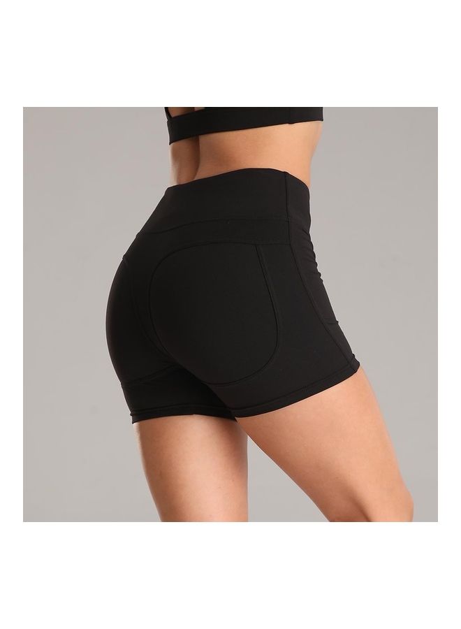 High Waist Quick Dry Yoga Shorts M