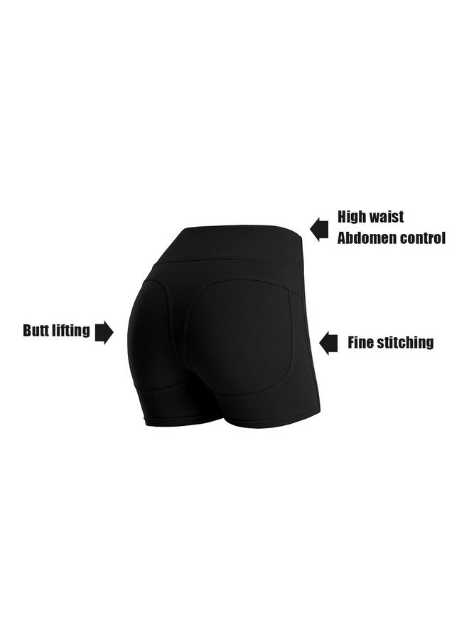 High Waist Quick Dry Yoga Shorts M