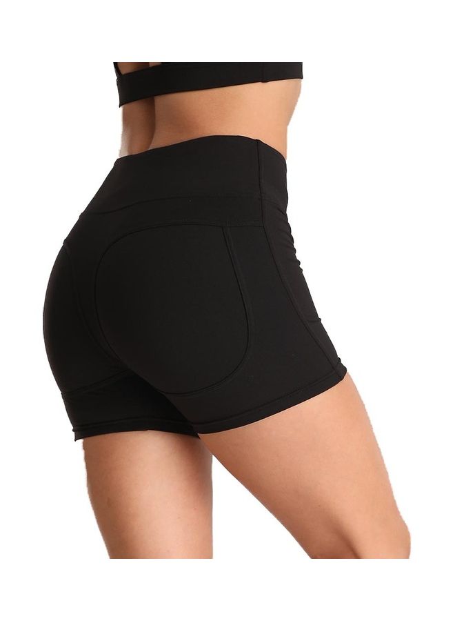 High Waist Quick Dry Yoga Shorts M