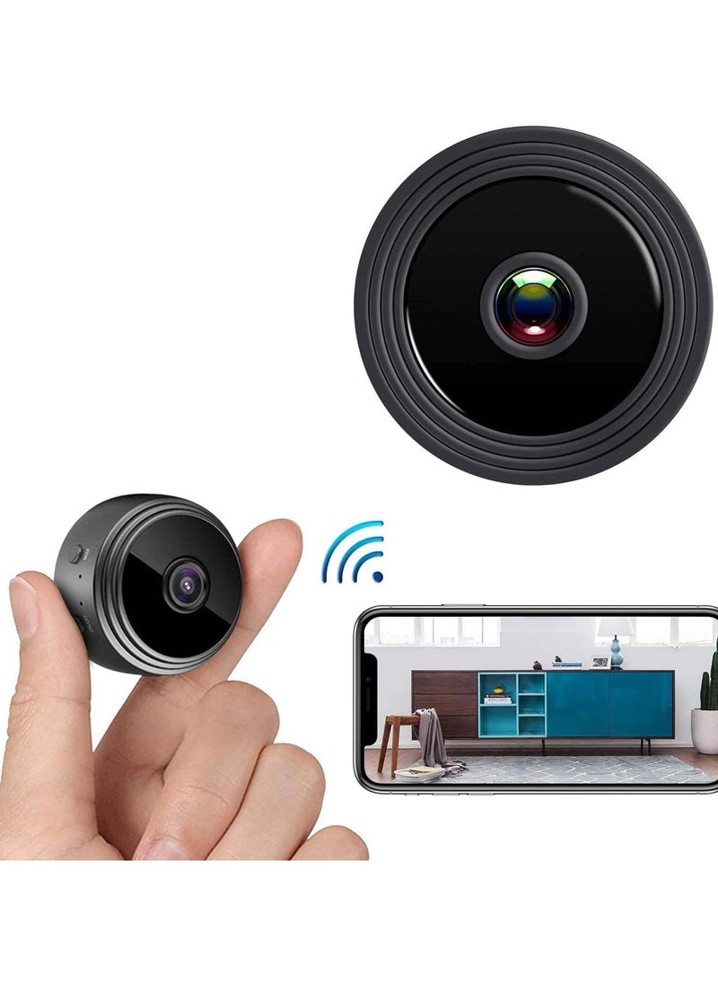 Mini WiFi Hidden Cameras,Wireless Spy Cameras with Video Live Feed, HD 1080P Home Security Cameras, Baby Nanny Cam,Tiny Smart Cameras with Night Vision and Motion Detection.