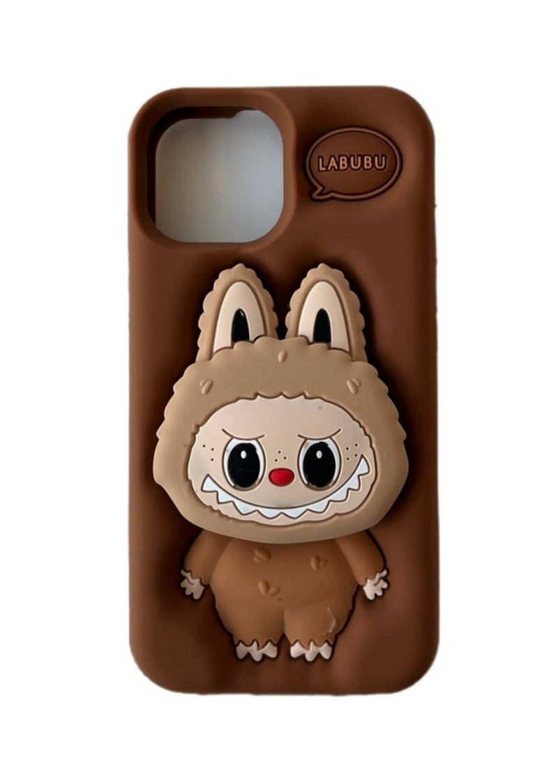 silicone Case for iphone 16  - Brown