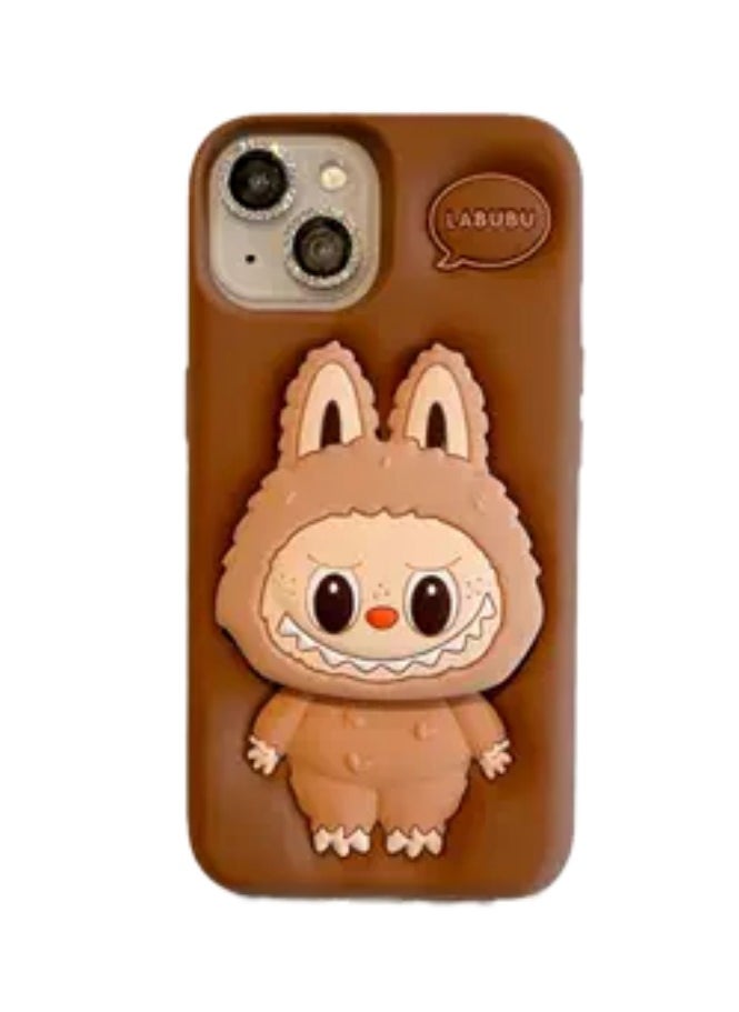 silicone Case for iphone 16  - Brown