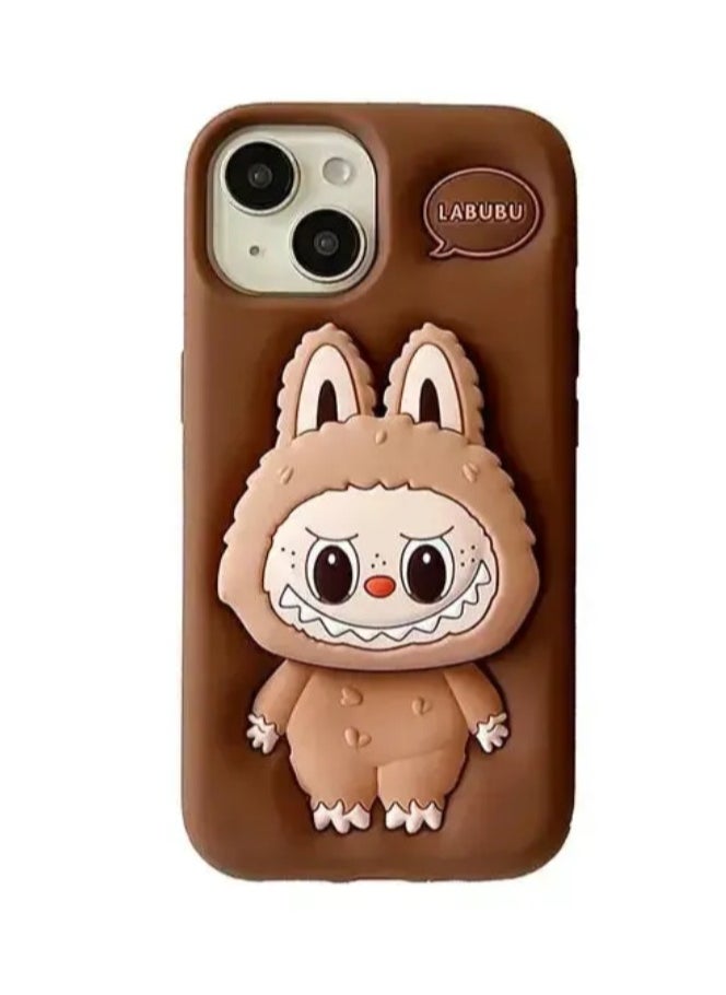 silicone Case for iphone 16  - Brown