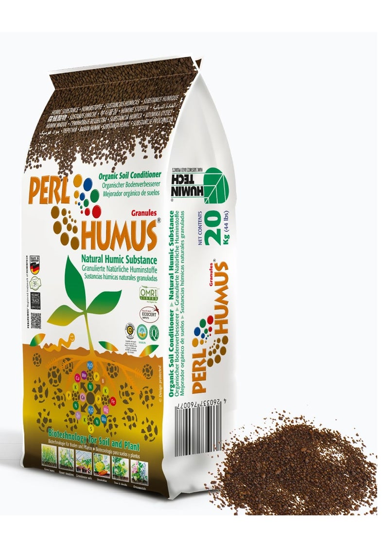 20kg Perl Humus® Granules Natural Humic Substance Organic Soil Conditioner '' Made in Germany ''