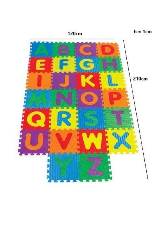 26-Piece Foam Alphabets Puzzle Play Mat Set