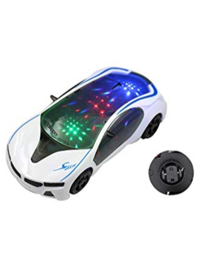 Electric Lighting Car Toy With Wheel