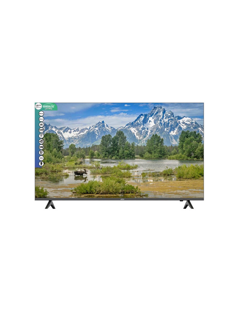 Generaltec 55 Inch Smart 4K Ultra HD LED TV with WebOS, 2 Remote controls, Magic Remote, Cinema Screen Design 4K Ultra HDR, Dolby Audio, Smart Voice Control, Apps YouTube, Netflix, Shahid