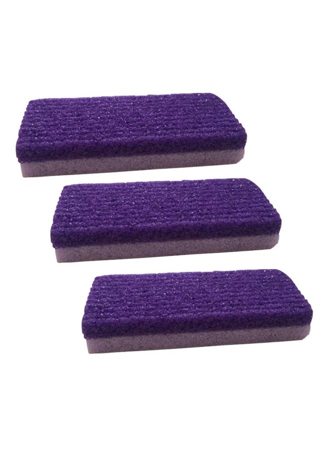 Pumice Stone Callus Remover 3pcs (Purple)