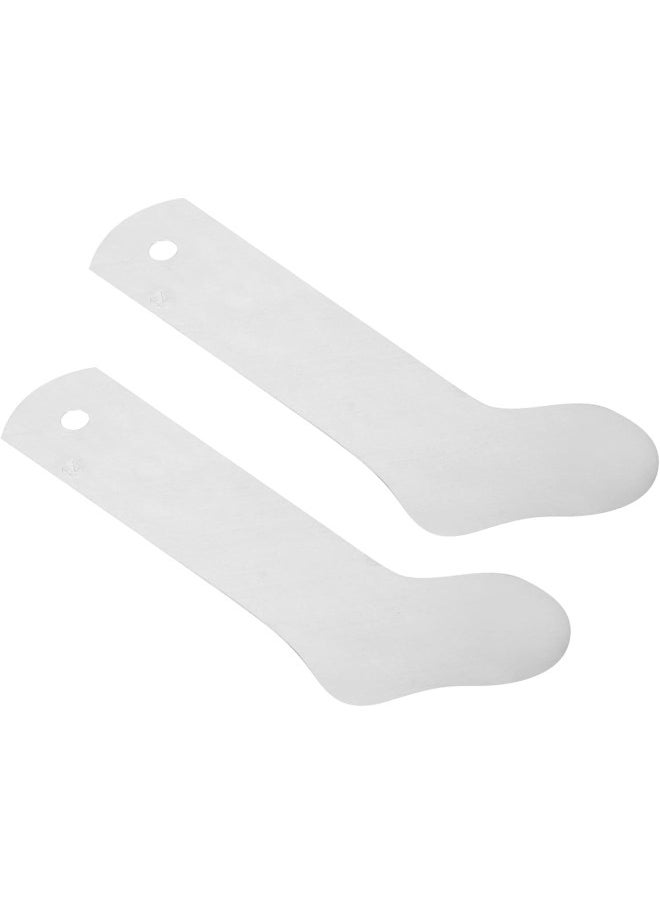 2pcs Metal Sock Jig Heat Press Sock Jig Hockey Style Aluminum Sock Dye Sublimation Printing Socks Jigs DIY Accessory