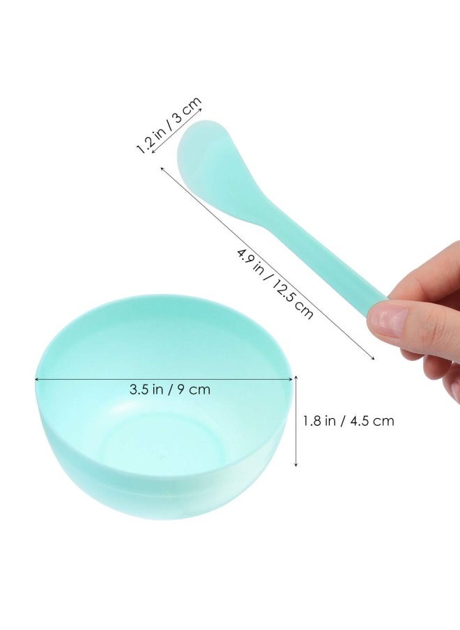 5Pcs DIY Mixture Making Tools Glue Mixing Bowls for Kids Funny Craft Making Arts(Green)