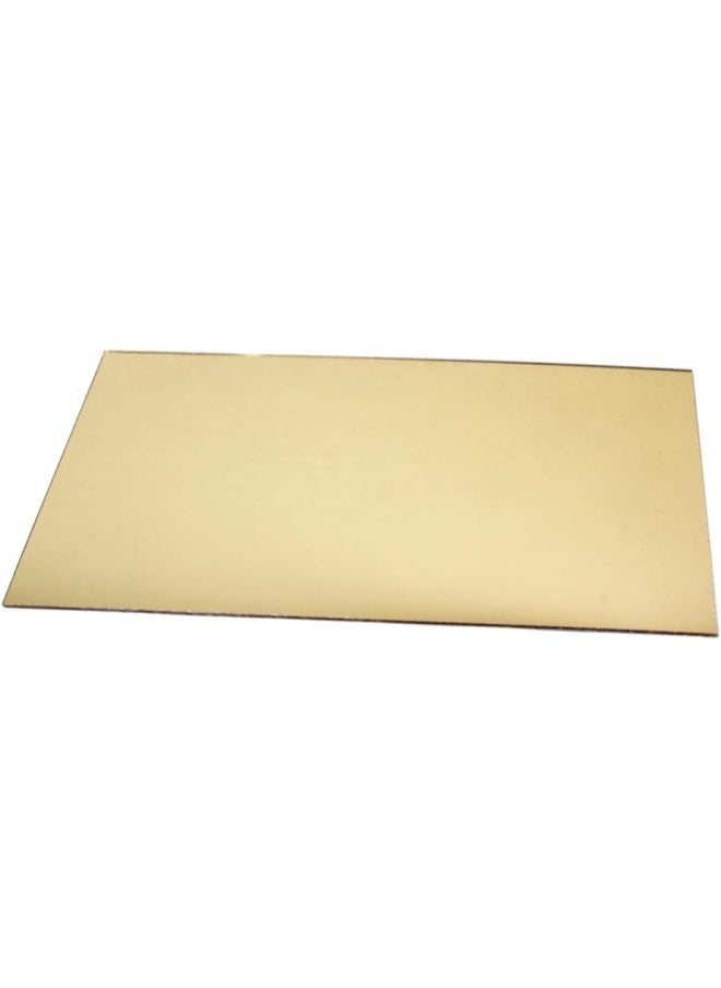 Blank Guitar Pickguard Material Scratch Plate Backplate Sheet 44 x 29cm for Bass 3Ply Guitar (Gold)