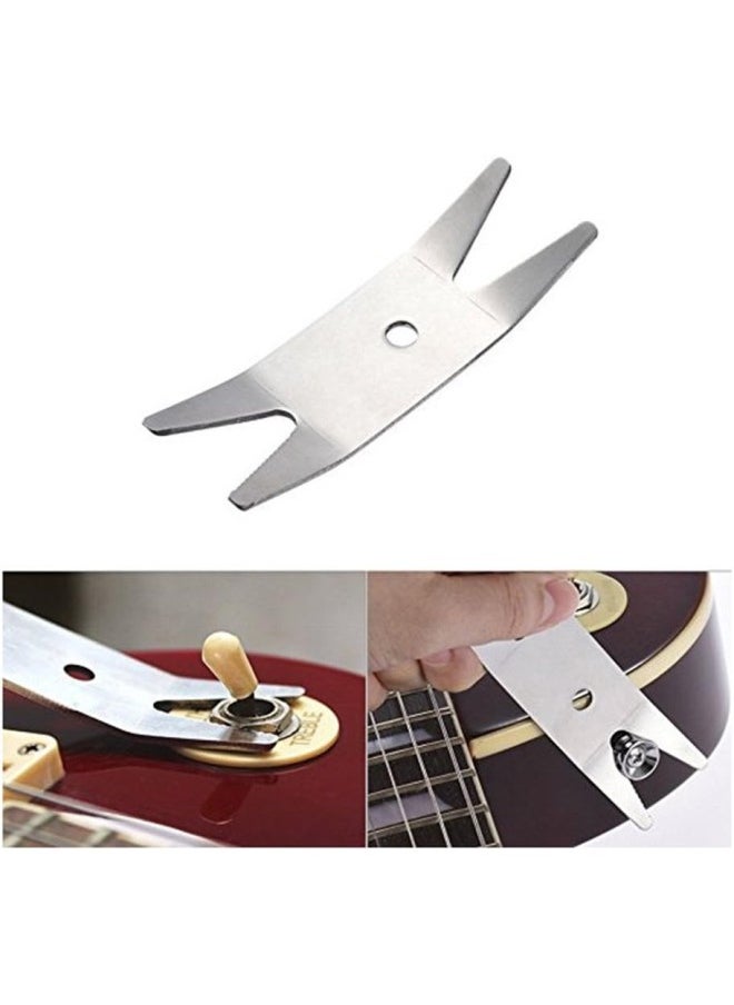 Guitar Tool  Stainless Steel Multi Spanner Wrench for Guitar Switch Knob Tuner Bushings