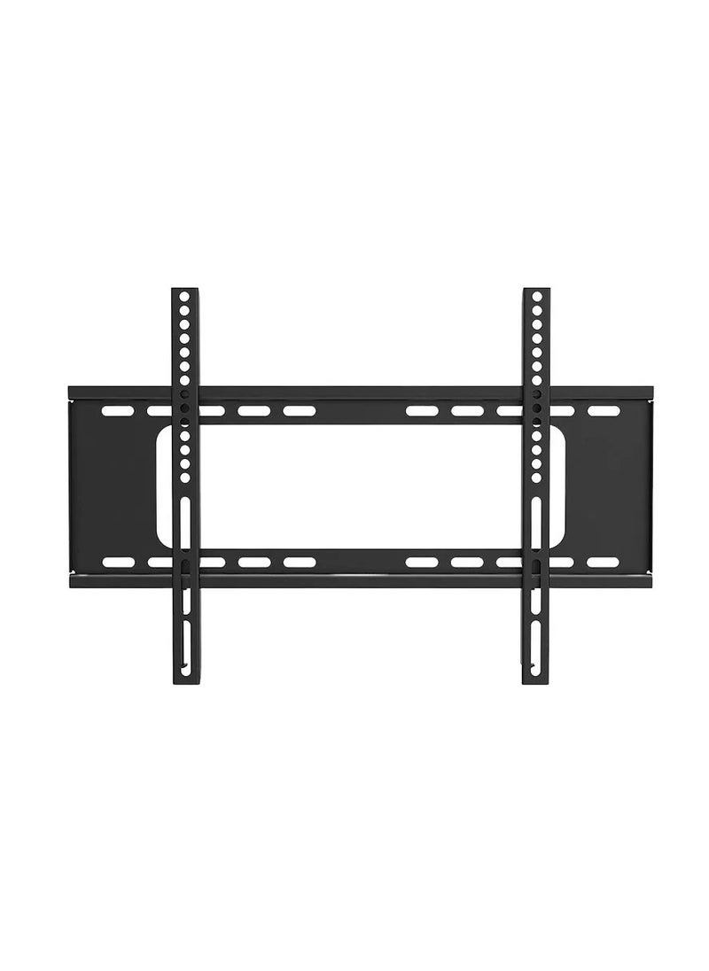 Fixed TV Wall Mount for 32-80 Inch Flat Panel TVs up to 60 kg/132 lbs and up to 600x400 VESA, Ultra-Slim 30mm Profile with Detachable Panel, Black | TF-64F