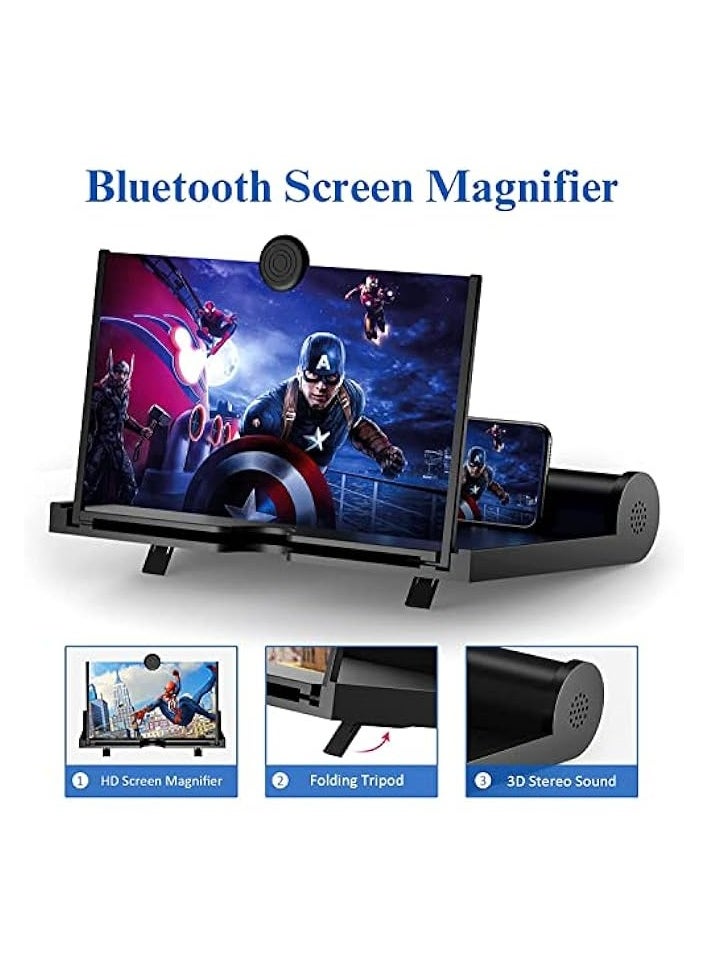 Screen Magnifier with Bluetooth Speakers 12