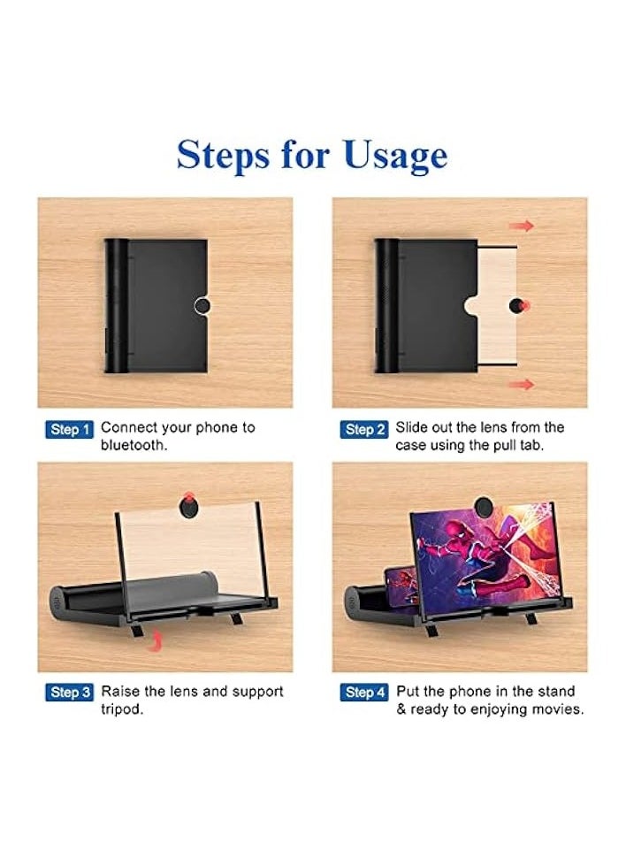 Screen Magnifier with Bluetooth Speakers 12