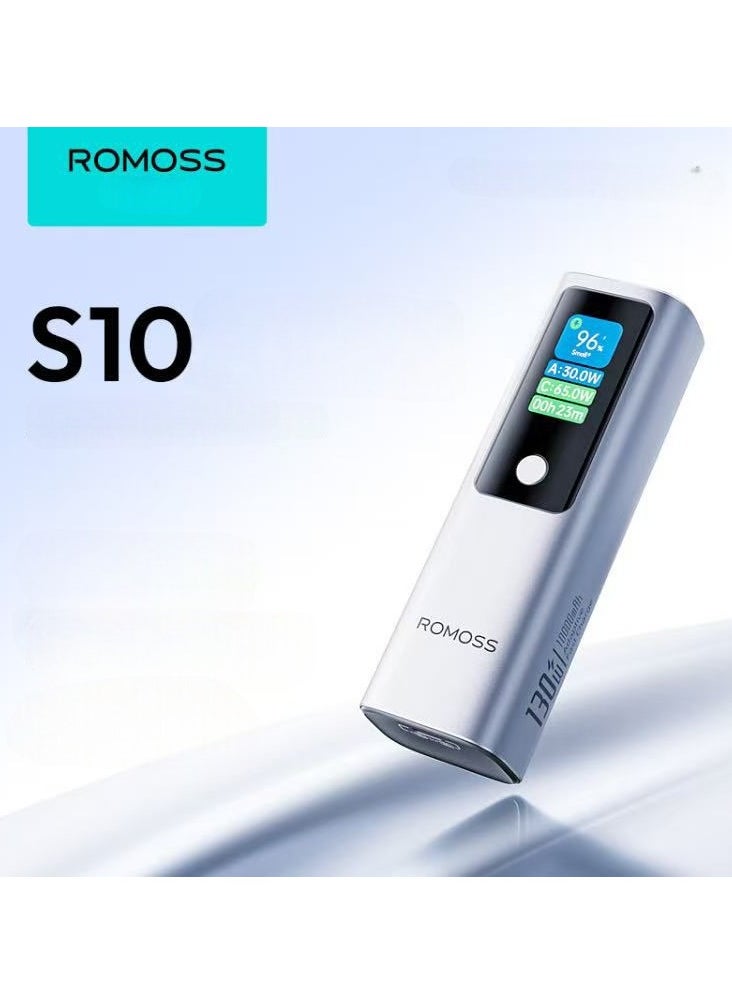 PPU10 Romoss 10000 mAh Power Bank PD130W Adaptive Fast Charging Portable Charger Supports Laptop Charge