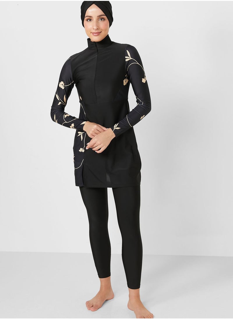 2 Piece Burkini And Legging Set