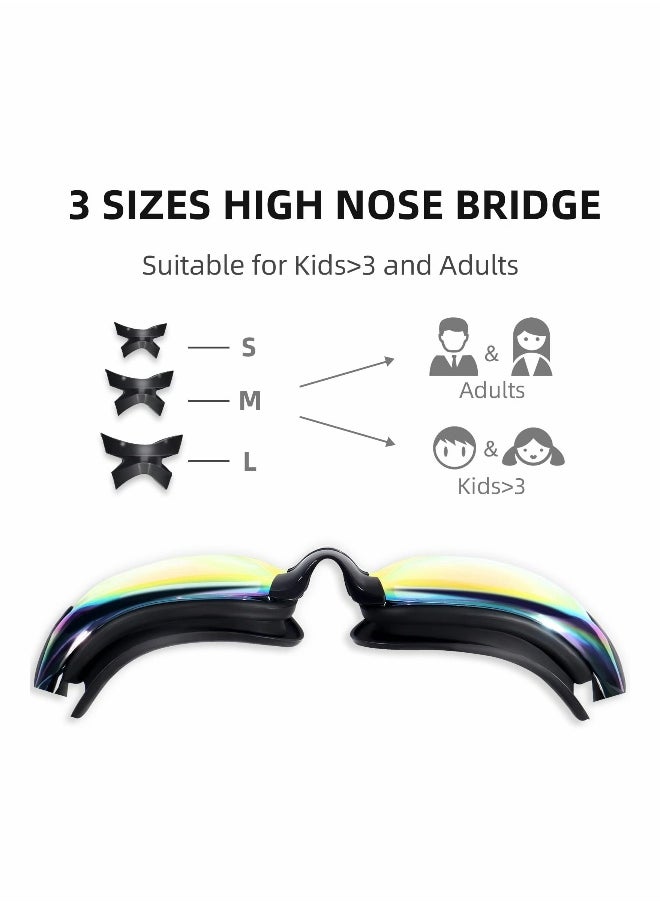 2 Pack Swimming Goggles for Kids and Adult Men Women