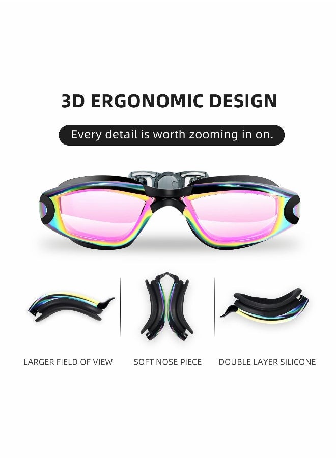 2 Pack Swimming Goggles for Kids and Adult Men Women