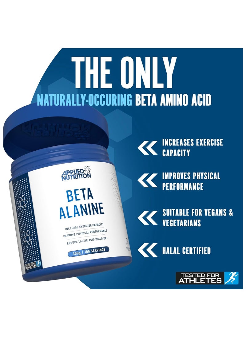 Beta-Alanine Amino Acid Pre Workout Powder 3000mg Unflavored 300 gm