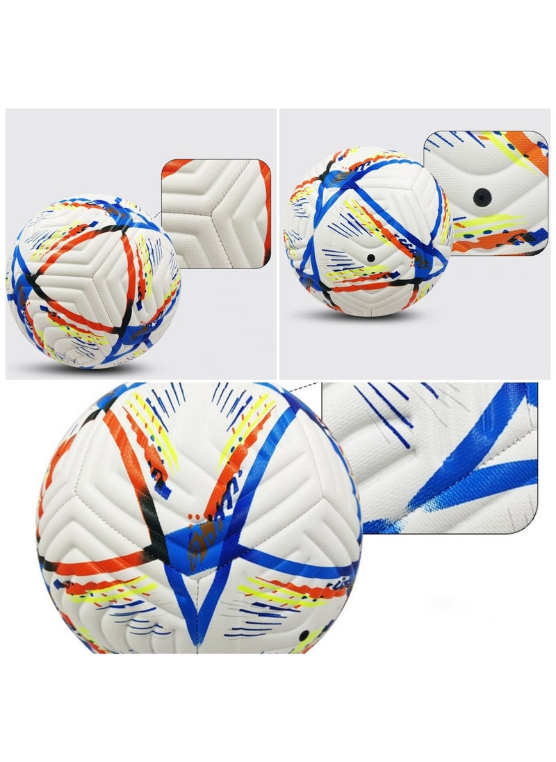 Training Football Size 5, Indoor Outdoor Soccer Training Ball Football for Playground Soccer Players