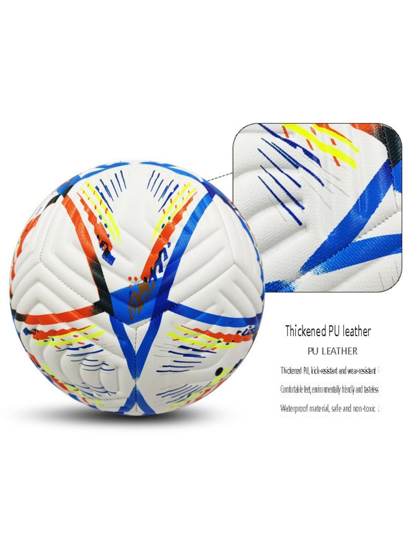 Training Football Size 5, Indoor Outdoor Soccer Training Ball Football for Playground Soccer Players