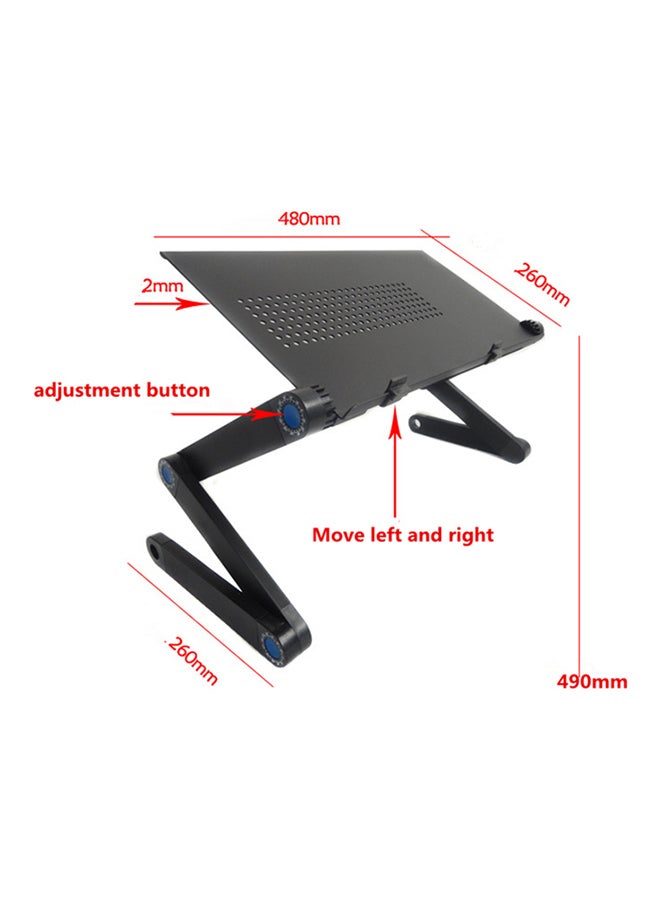 Foldable Laptop Table Black
