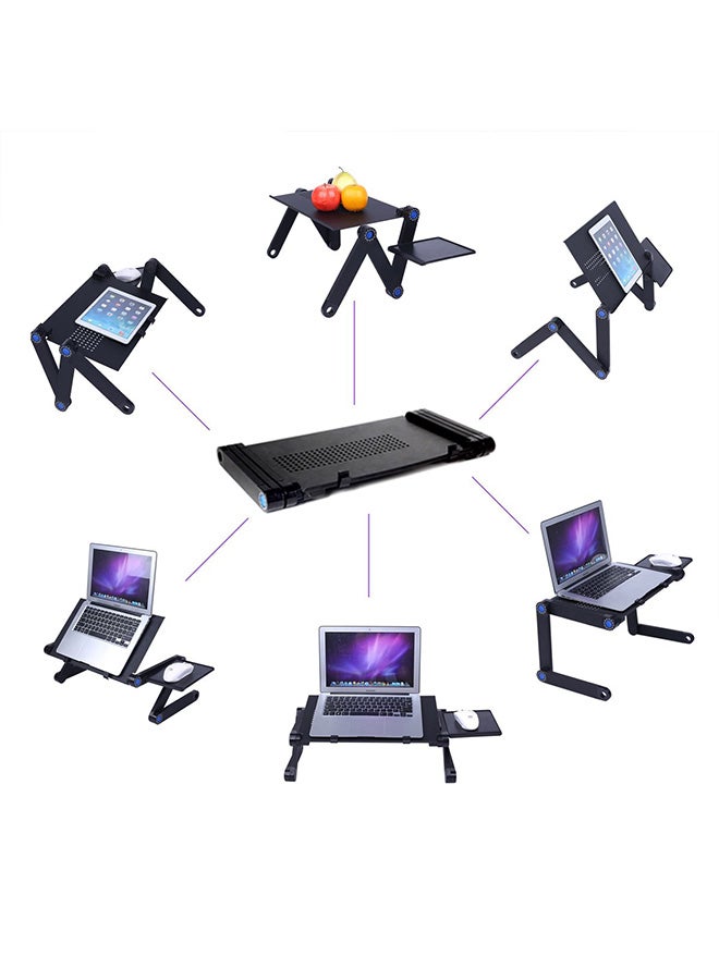 Foldable Laptop Table Black