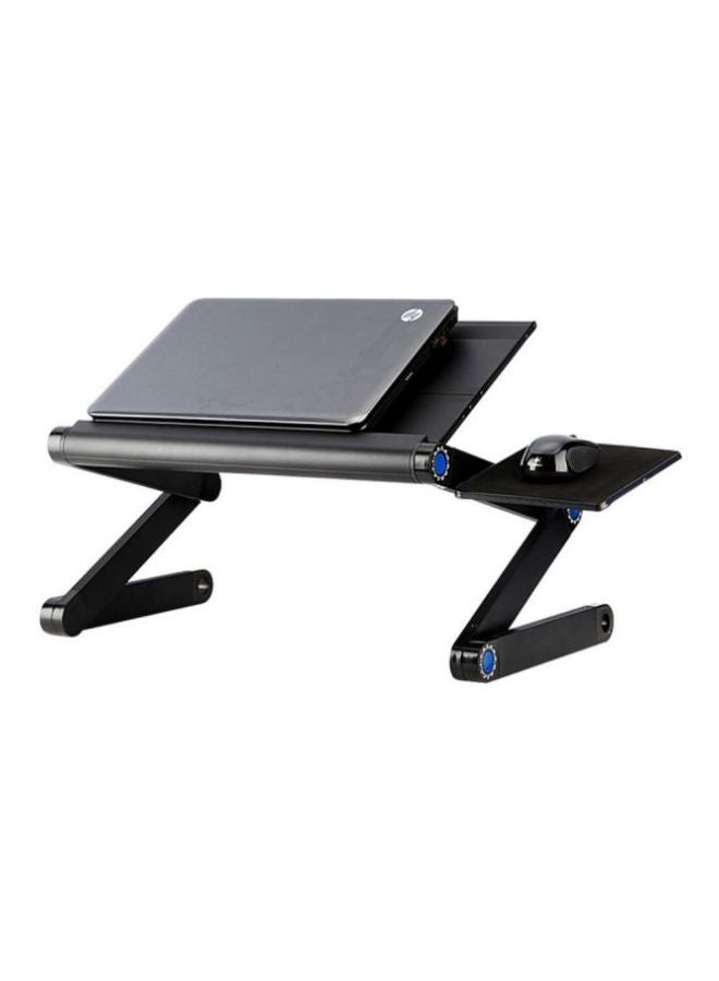 Laptop Stand With USB Cooling Fan Black