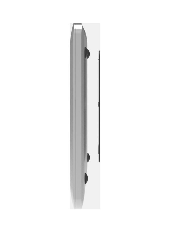 Ultra Thin Laptop Foldable Stand Tabletop 14.3 x 0.5 x 14.2cm Silver