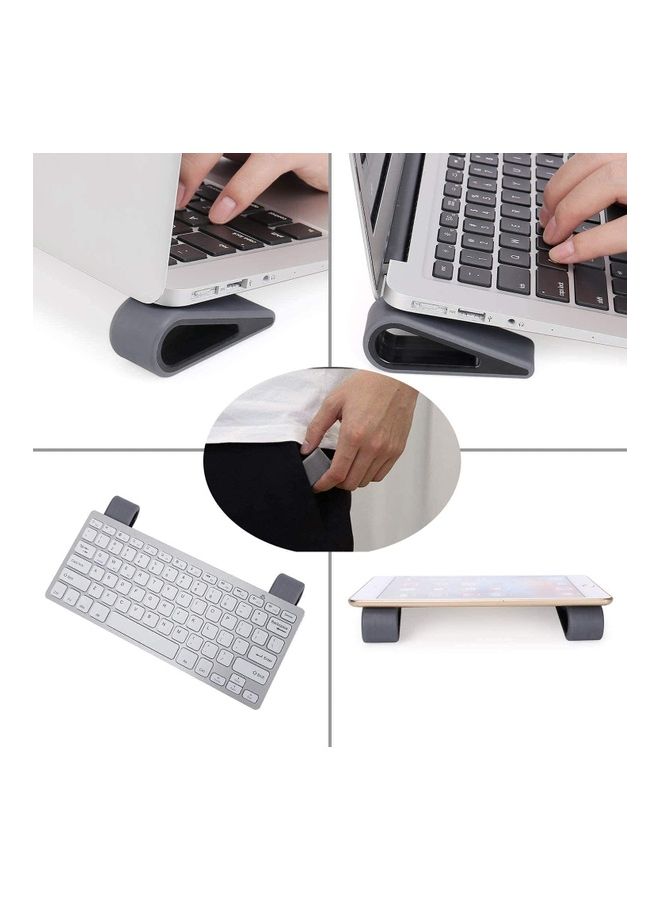 4-Pack Universal Laptop/Computer Keyboard Stands Black