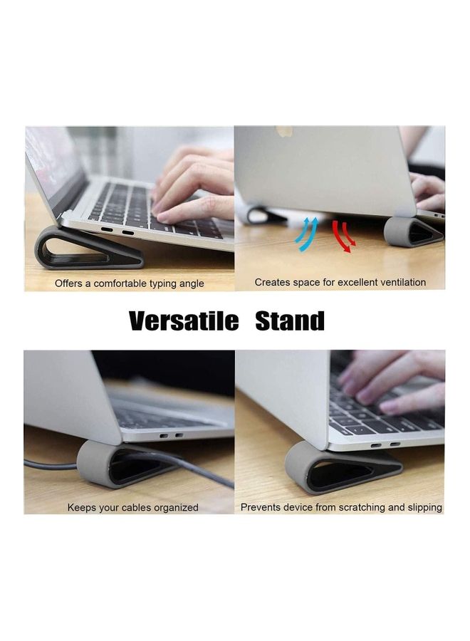 4-Pack Universal Laptop/Computer Keyboard Stands Black