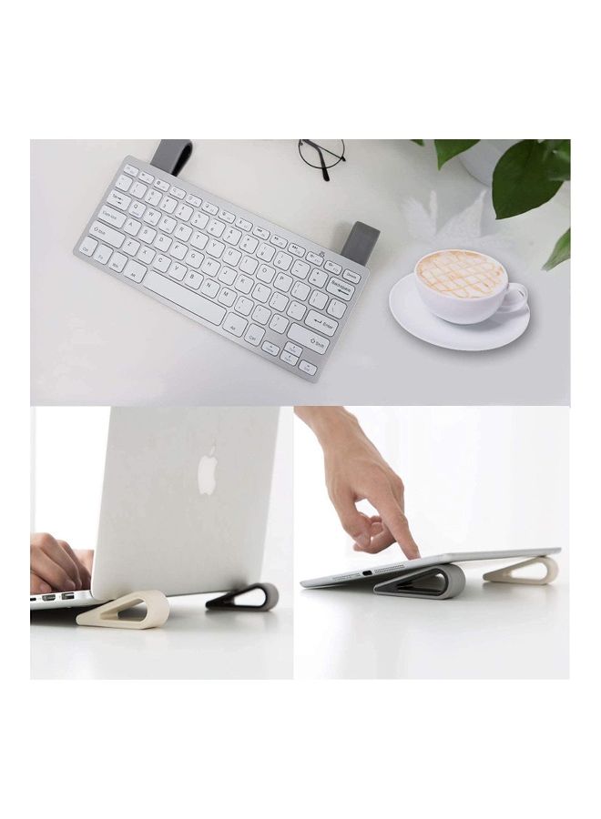 4-Pack Universal Laptop/Computer Keyboard Stands Black