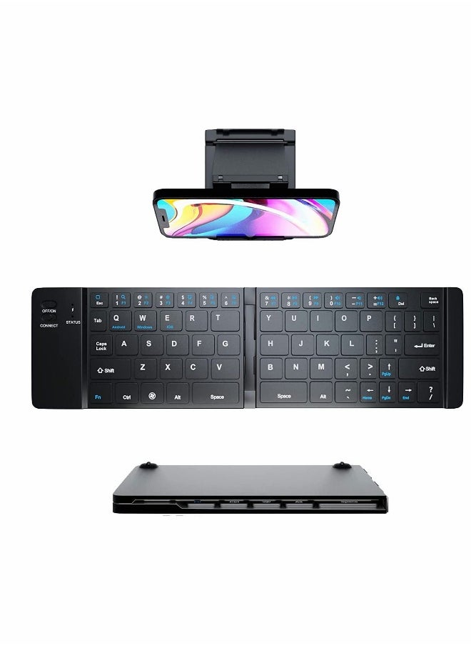 Mini Bluetooth Keyboard, Wireless Foldable Keyboard