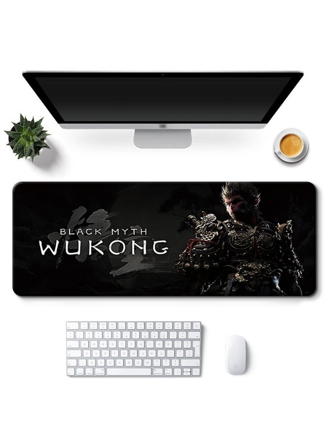 Black Myth Wukong Game Printed Large Mouse Pad, 600*300*3mm