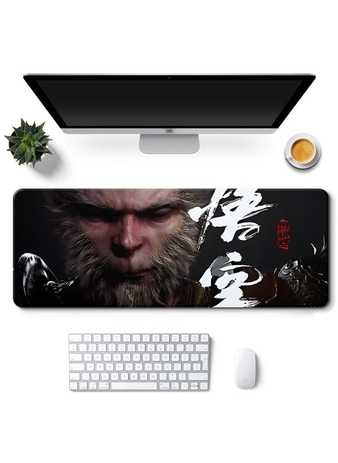 Black Myth Wukong Game Printed Large Mouse Pad, 700*300*3mm