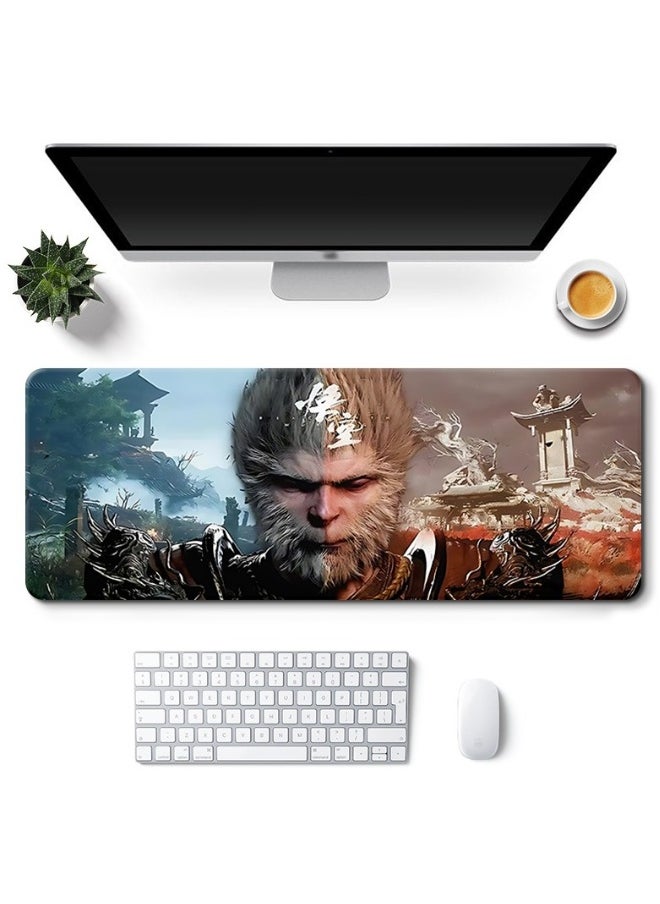 Black Myth Wukong Game Printed Large Mouse Pad, 700*300*3mm