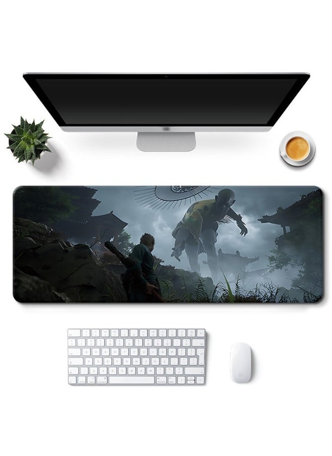 Black Myth Wukong Game Printed Large Mouse Pad, 700*300*3mm