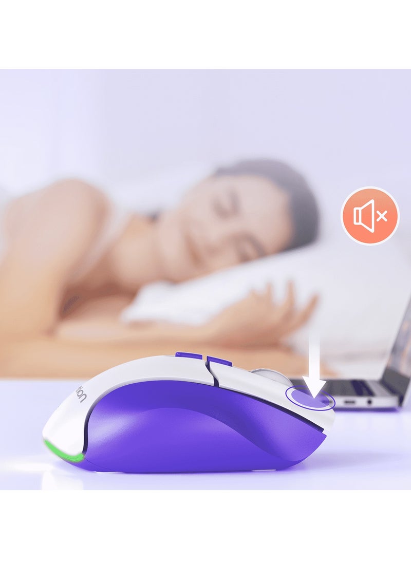 MEETION Wireless Dual-Mode Ergonomic Mouse BTM001 Ergonomic Design 2.4g Bluetooth Dual Mode Multiple Colors Available