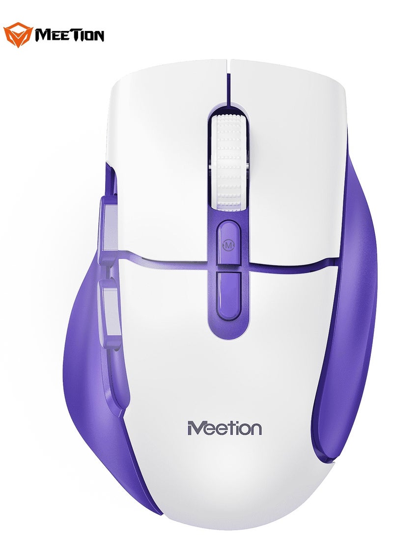 MEETION Wireless Dual-Mode Ergonomic Mouse BTM001 Ergonomic Design 2.4g Bluetooth Dual Mode Multiple Colors Available