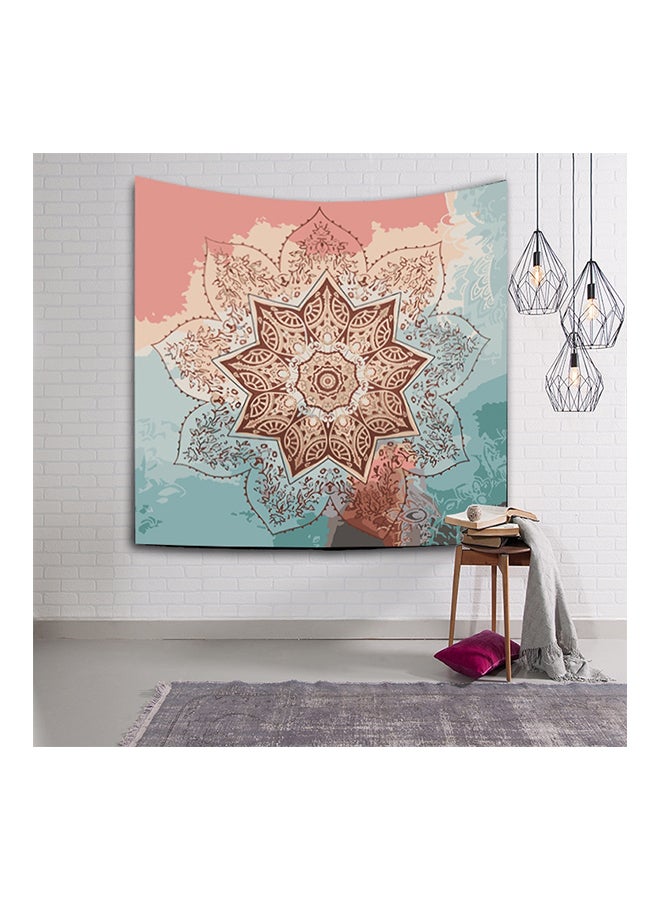 Bohemian Style Printing Wall Hanging Tapestry Multicolour 151 x 102centimeter