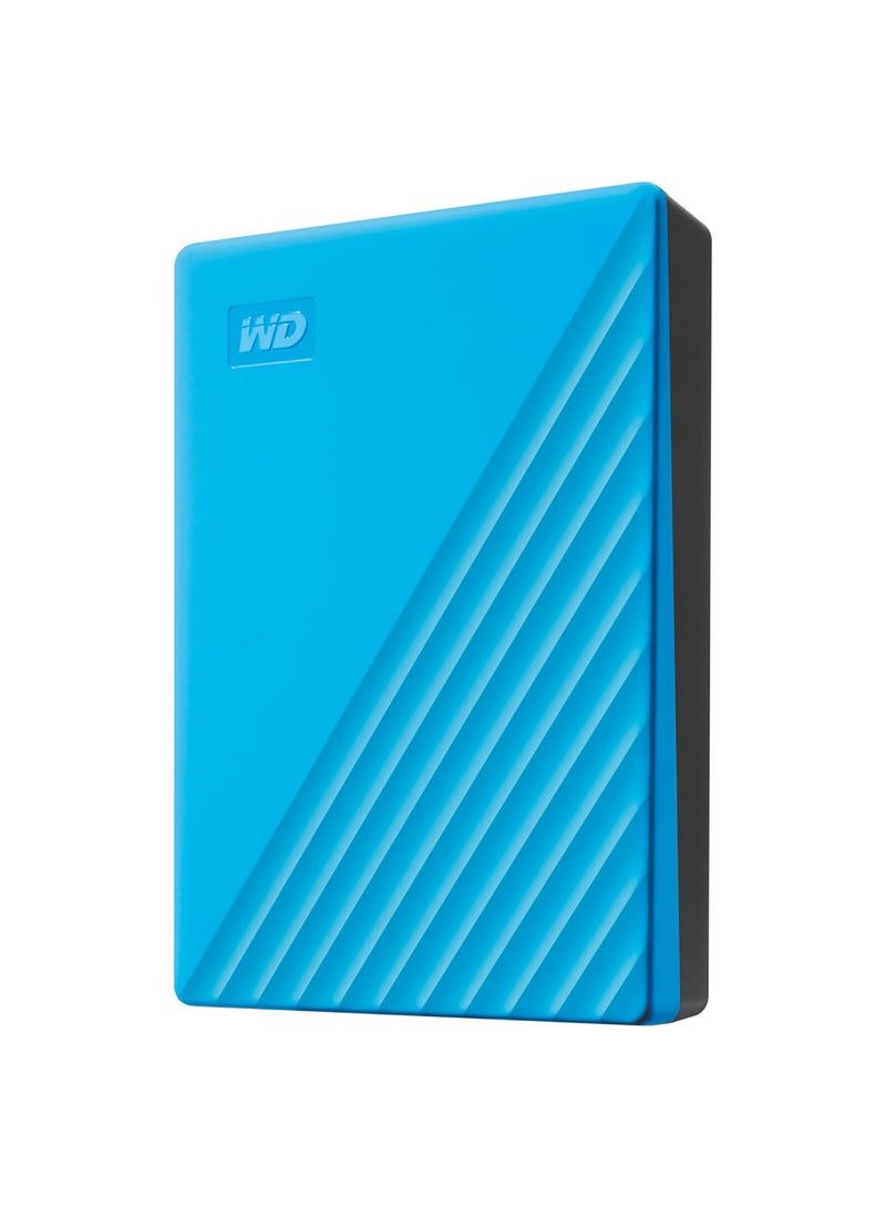 6 Tb My Passport Portable Hdd Usb 3.0 With Software For Device Management, Backup And Password Protection - Blue - Works With Pc, Xbox And PS4 6 TB