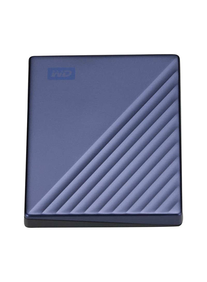 5TB My Passport Ultra Blue Portable External Hard Drive HDD, USB-C and USB 3.1 Compatible - BFTM0050BBL-WESN 5 TB