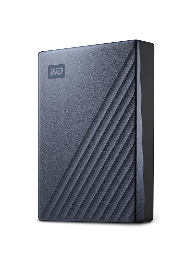 5TB My Passport Ultra Blue Portable External Hard Drive HDD, USB-C and USB 3.1 Compatible - BFTM0050BBL-WESN 5 TB