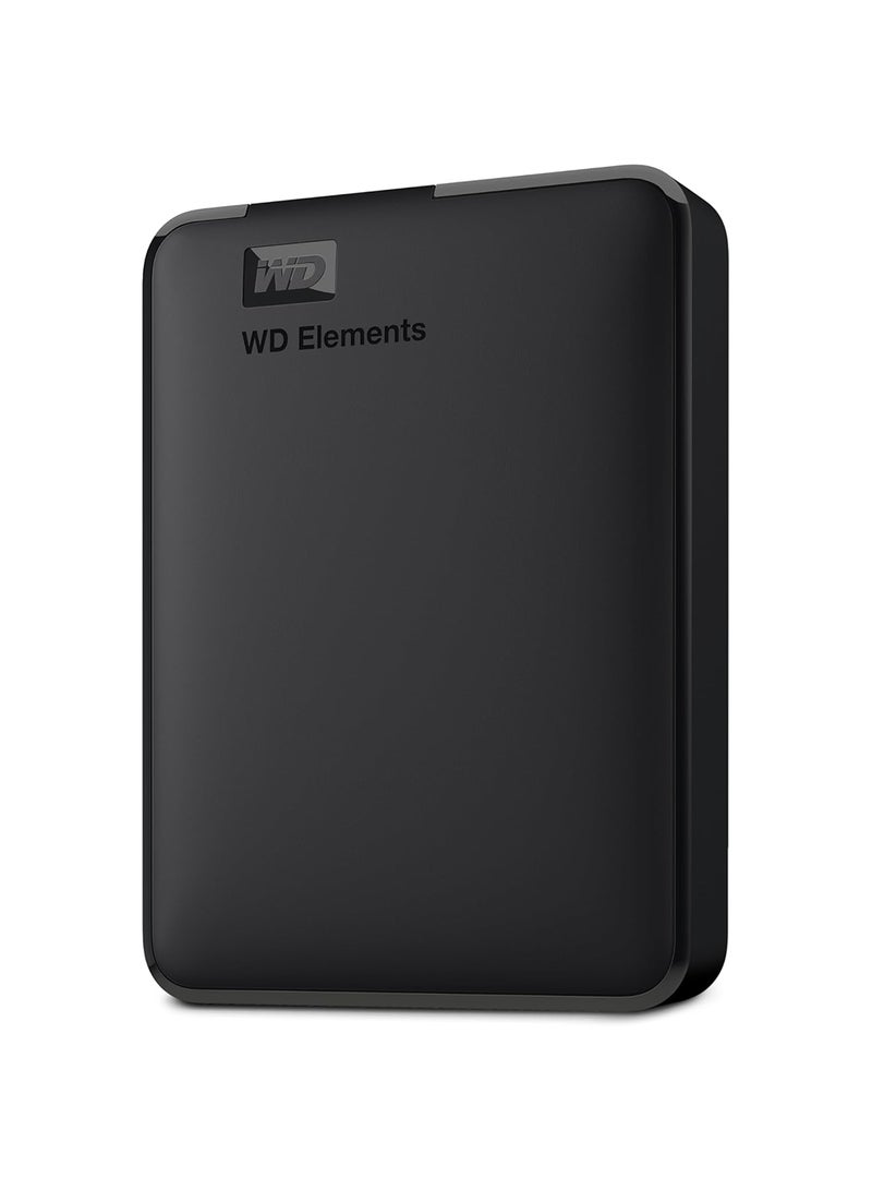 6TB Elements Portable External Hard Drive for Windows, USB 3.2 Gen 1/USB 3.0 for PC & Mac, Plug and Play Ready - WDBHJS0060BBK-WESN 6 TB