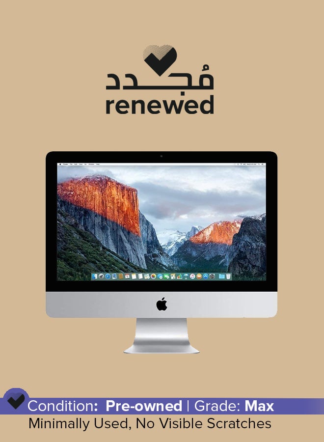 Renewed - iMac MK142LL/A A1418 (2015) Laptop With 21.5-Inch Display,Intel Core i5 Processor/5th Gen/16GB RAM/256GB SSD/1536MB Intel Iris Plus Graphics 6200 English Silver English Silver