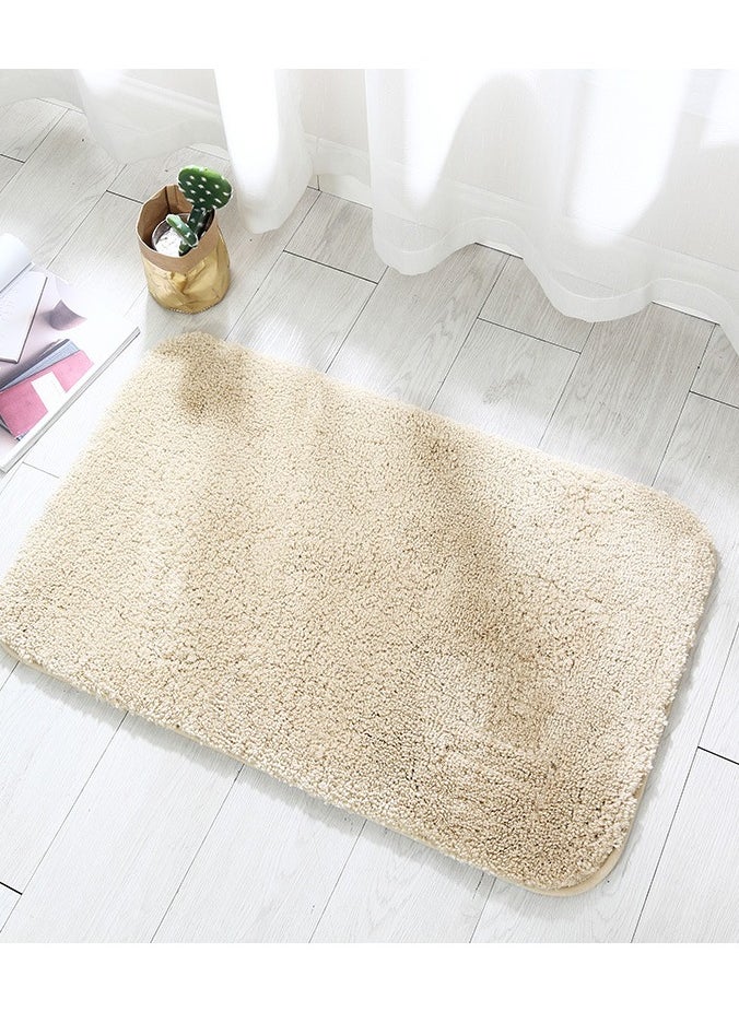 High Plush Thick Floor Mat Carpet Simple Kitchen Bathroom Door Mat Bathroom Anti Slip Mat Absorbent Foot Mat