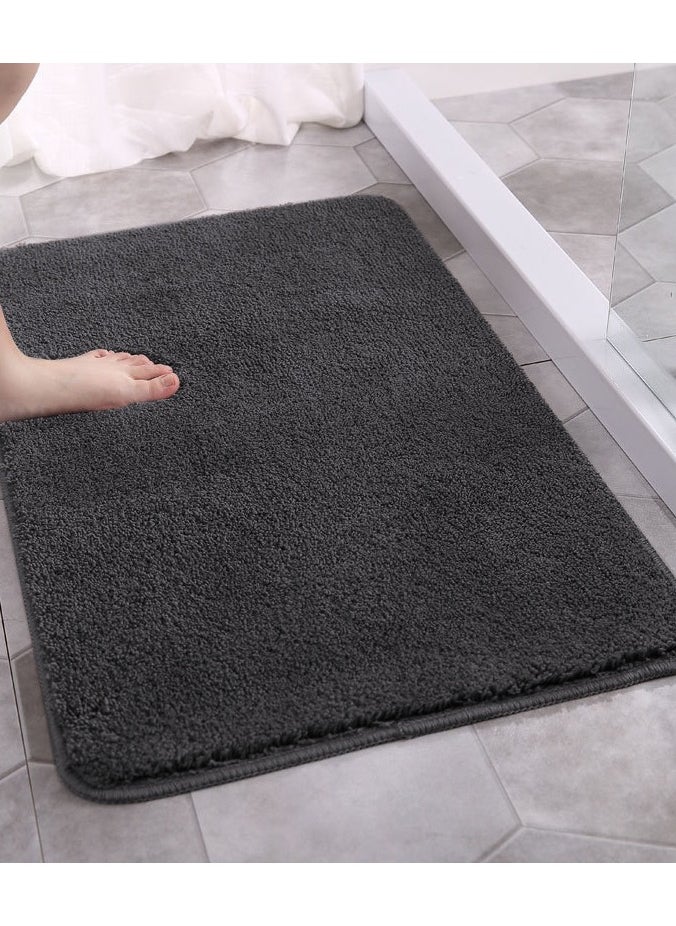 High Plush Thick Floor Mat Carpet Simple Kitchen Bathroom Door Mat Bathroom Anti Slip Mat Absorbent Foot Mat